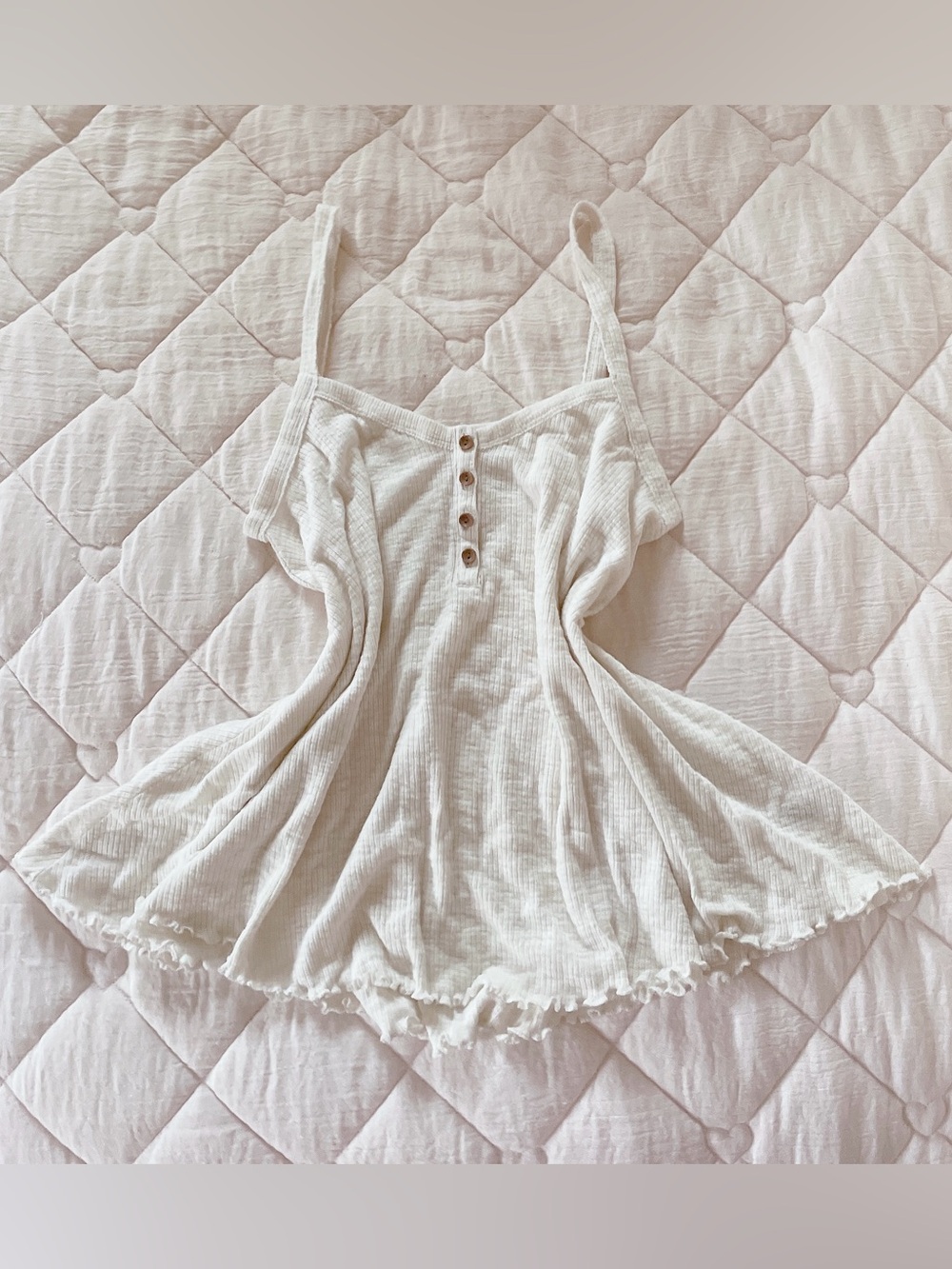 american eagle babydoll buttoned top